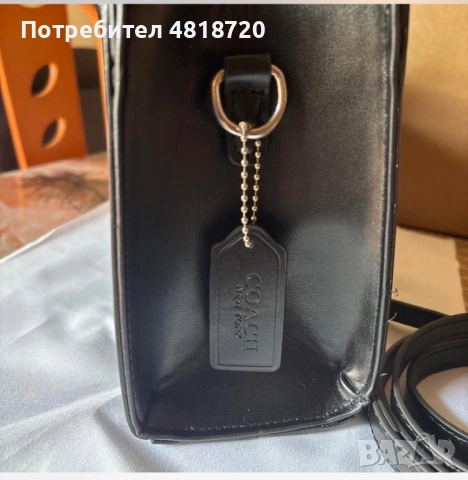 Нова кожена чанта  Coach, снимка 4 - Чанти - 54553677