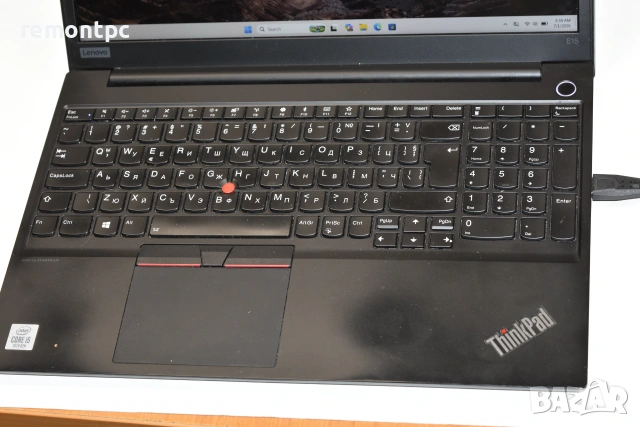 Lenovo ThinkPad E15 15.6 инчов лаптоп с DDR4 / NVME / Батерия и зарядно, снимка 3 - Лаптопи за работа - 55121066