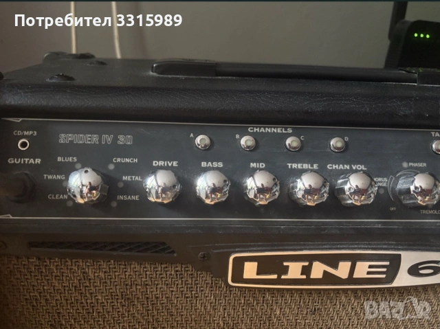 Комплект - Електрическа китара Les paul и кубе Line6, снимка 6 - Китари - 54942047