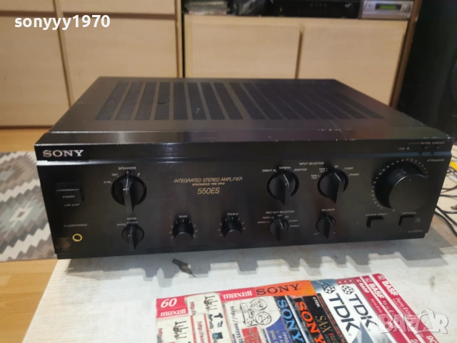 SONY TA-F550ES AMPLIFIER-MADE IN JAPAN ВНОС SWISS 1207261026L1, снимка 4 - Ресийвъри, усилватели, смесителни пултове - 55247380