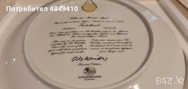 Декоративна рисувана чиния , снимка 5 - Декорация за дома - 54856571