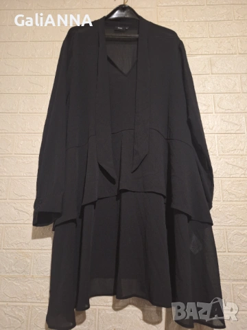 СТРАХОТНА ТУНИКА ЕФЕКТЕН МОДЕЛ ZIZI 4XL-5XL, снимка 5 - Туники - 54393076