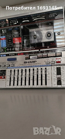 радиокасетофон sharp GF 800, снимка 3 - Радиокасетофони, транзистори - 54429947
