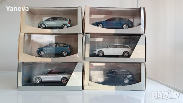 Колекционерски, метални модели Audi на компания Minichamps 