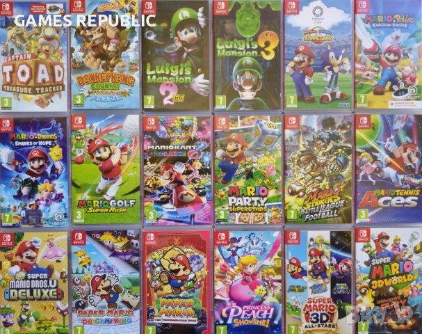 ТОП игри за Nintendo Switch 1/Nintendo Switch 2/NS1/NS2/OLED/LITE/Нинтендо
