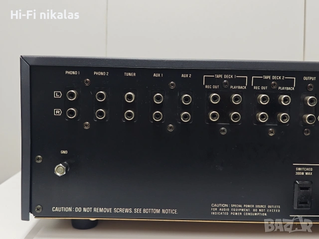 стерео контролен пред усилвател ретро Hi-Fi TECHNICS SU-9200, снимка 9 - Ресийвъри, усилватели, смесителни пултове - 54563031