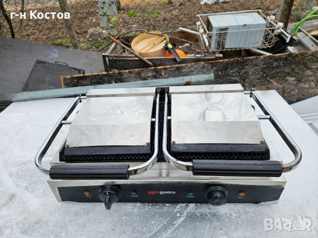 Тостер Преса Професионална Монофазна 2-ка. Цена 180 Евро , снимка 3 - Обзавеждане на кухня - 54028549