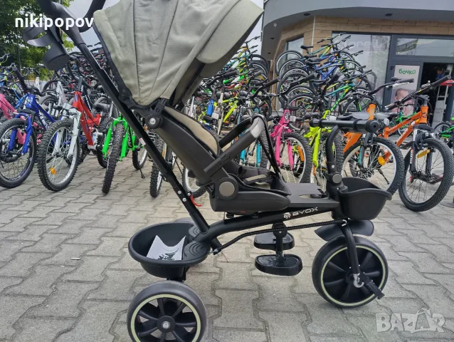 BYOX Детска триколка SUMMER зелен, снимка 12 - Детски велосипеди, триколки и коли - 55440388