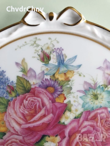 Kaiser Grace de Monaco 14см/Кайзер Бавария немска порцеланова подложка-пано, снимка 6 - Пана - 53950209