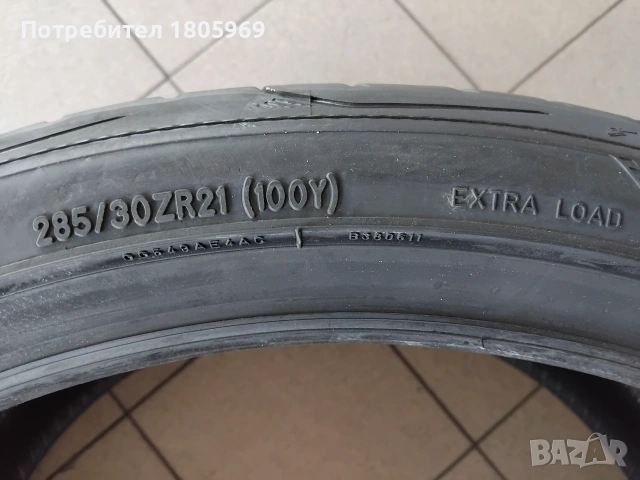 4бр. нови летни гуми 285/30/21 Goodyear, снимка 5 - Гуми и джанти - 55055200