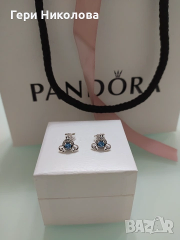 Сребърни обеци PANDORA S925 ALE +КУТИЯ