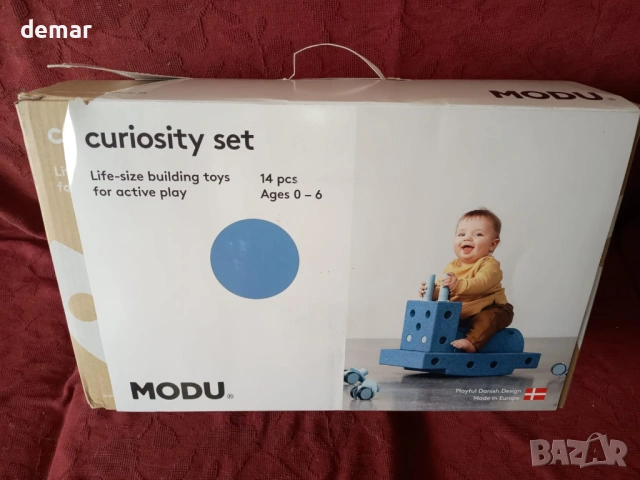 Комплект MODU Curiosity Модулна играчка за яздене и балансиране, 14 части, възраст 0–6 години, снимка 7 - Образователни игри - 54451461