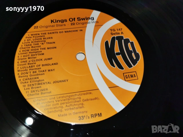 KINGS OF SWING MADE IN GERMANY 0805261910L1, снимка 4 - Грамофонни плочи - 54477623