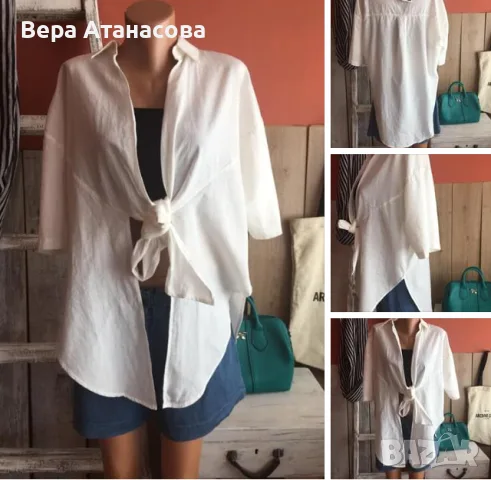 💄 Връхна риза Waikiki със връзка на талията🍒 л размер, снимка 2 - Ризи - 55606980