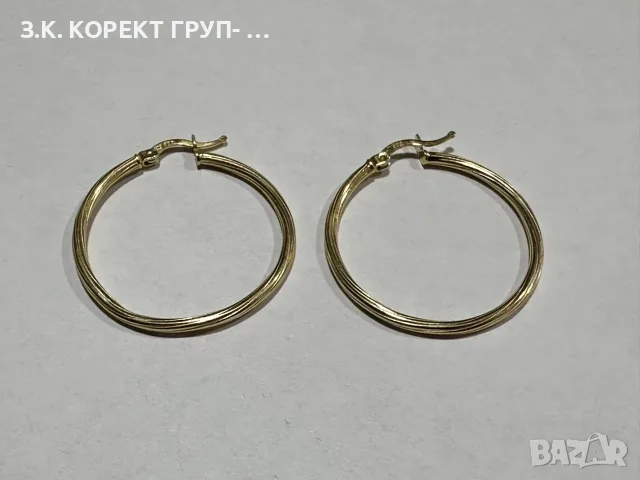 Златни дамски обеци 14К – 2,58 гр.