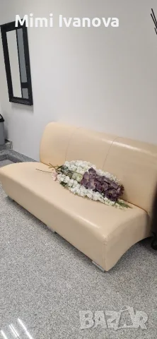 Диван тройка от изкуствена кожа