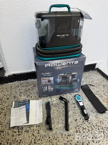 Перяща Прахосмукачка Rowenta Clean It IN5020 Професионално Почистване на Петна, за Тапицерии, Дивани, снимка 2 - Прахосмукачки - 54430277
