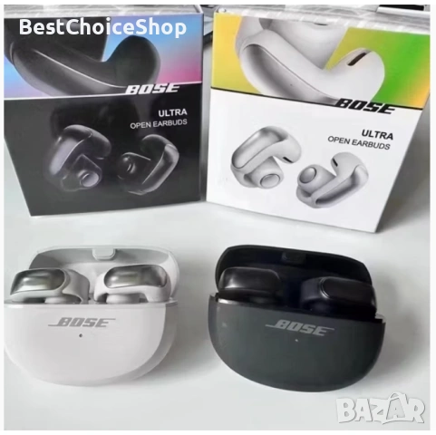 Безжични блутут слушалки със зареждащ кейс - Bose Open Earbuds Ultra, Wireless, Bluetooth , снимка 9 - Безжични слушалки - 55180275
