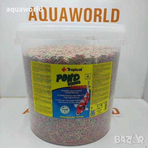 "ПРОМОЦИЯ" Tropical Pond sticks mixed 21л/1,6кг