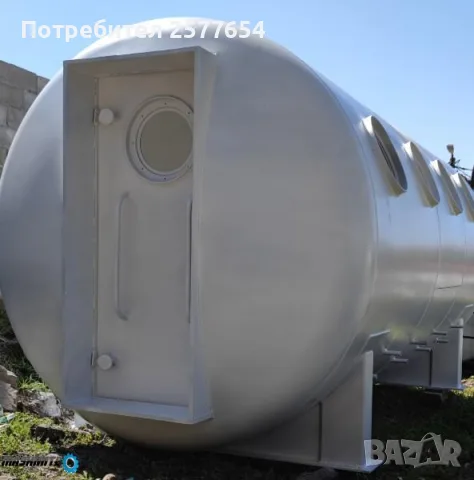 Необорудвана хипербарна камера, барокамера за 8 + 2 души с 8 люка, снимка 9 - Други машини и части - 55536076