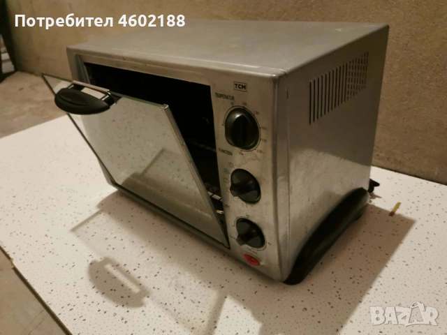 Минифурна грил TCM 1500W, снимка 3 - Печки, фурни - 54511246