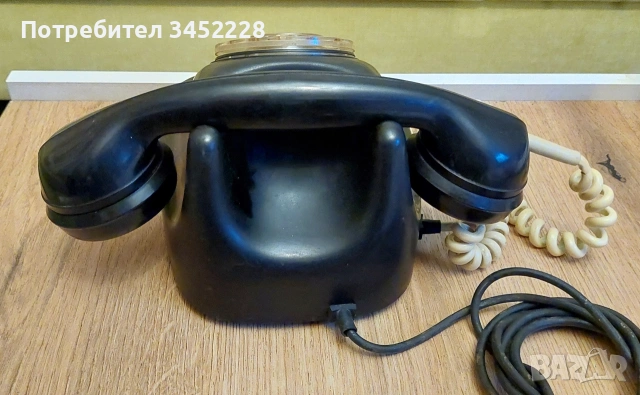 Телефон ретро бакелит за колекционери , снимка 4 - Антикварни и старинни предмети - 54138981
