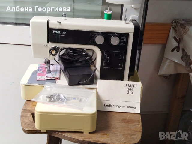 Метална шевна машина PFAFF 204 , снимка 2 - Шевни машини - 54892745