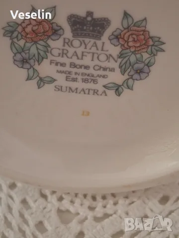 Порцеланова кана чайник- Royal Krafton England- серия Sumatra , снимка 5 - Аксесоари за кухня - 55578236