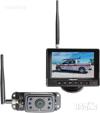 Чисто нова безжична система камера за задно виждане Haloview MC5111 5" 720P HD IP69K DVR за кемпер.., снимка 2 - Аксесоари и консумативи - 55416186