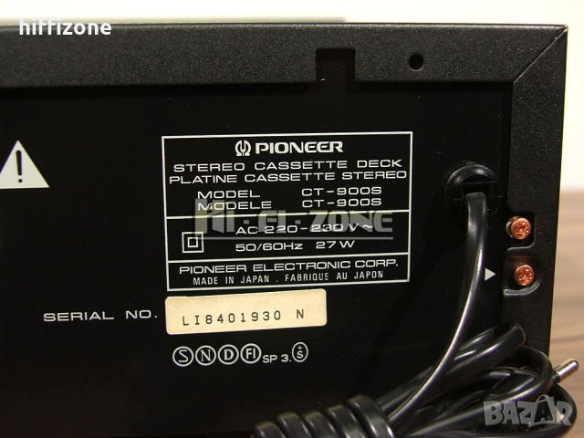 ДЕК Pioneer ct-900s /2, снимка 9 - Декове - 54287653