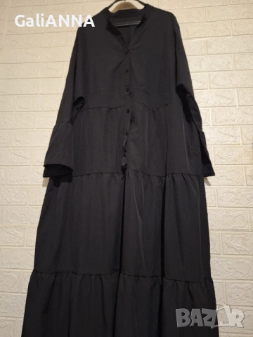 НОВА ДЪЛГА РОКЛЯ НА ВОЛАНИ 3XL-4XL