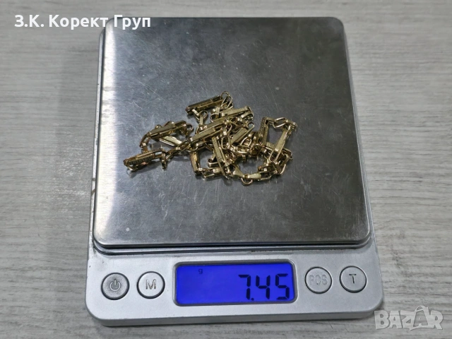 Златен синджир 14К 585 / 7,45 гр., снимка 9 - Колиета, медальони, синджири - 54805298