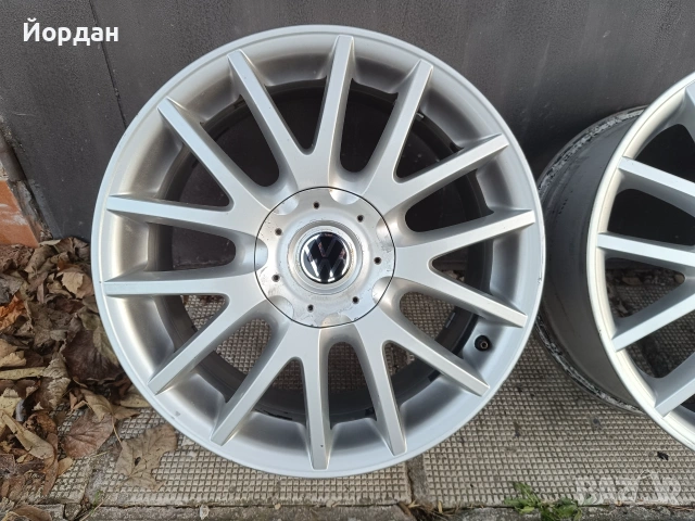 ОРИГИНАЛНИ алуминиеви джанти 17' 5x112 57,1 ФОЛКСВАГЕН GOLF 5 GT / VOLKSWAGEN TOURAN JETTA CADDY, снимка 7 - Гуми и джанти - 55102559