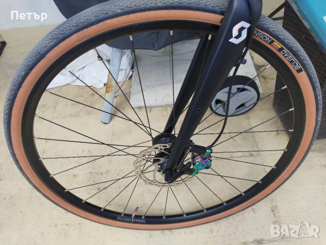 Decathlon GRVL 120 гравел велосипед с безчижни скорости, снимка 4 - Велосипеди - 51100584