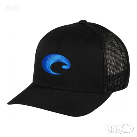 Шапка с Costa Flex Fit Logo – черна