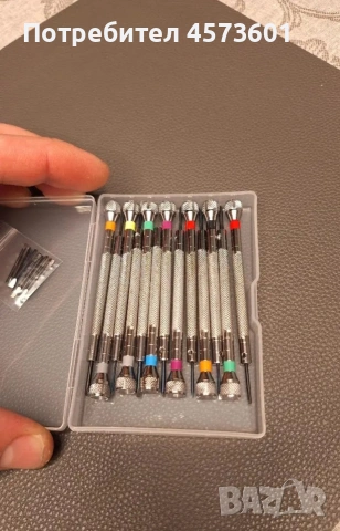 Комплект прецизни отвертки, снимка 6 - Отвертки - 54090252
