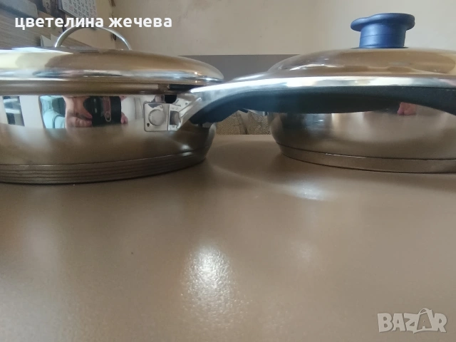 Немски тигани с двойно дъно , снимка 6 - Съдове за готвене - 54243178