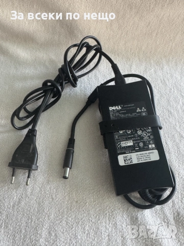 Оригинално захранване зарядно Dell 19.5V 4.62A 90W Светеща букса , зарядно DELL 90W