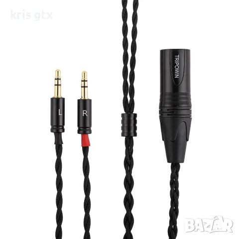 Linsoul Tripowin Nova Ръчно изработен висок клас HI FI OCC кабел за аудиофилски слушалки, снимка 10 - Слушалки и портативни колонки - 55479838