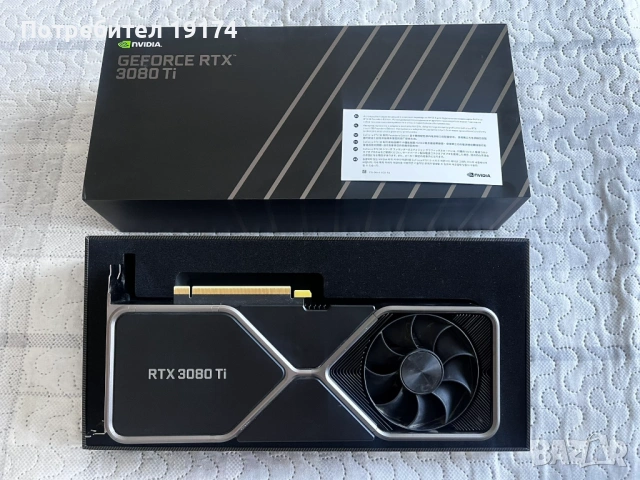 Видео Карта Nvidia GeForce 3080Ti Founders Edition 12GB GDDR6X
