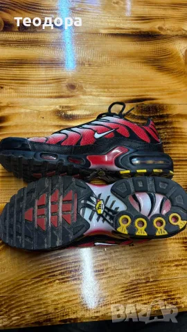 Nike TN Air Max Plus Black Fiery Red, снимка 4 - Маратонки - 55682043