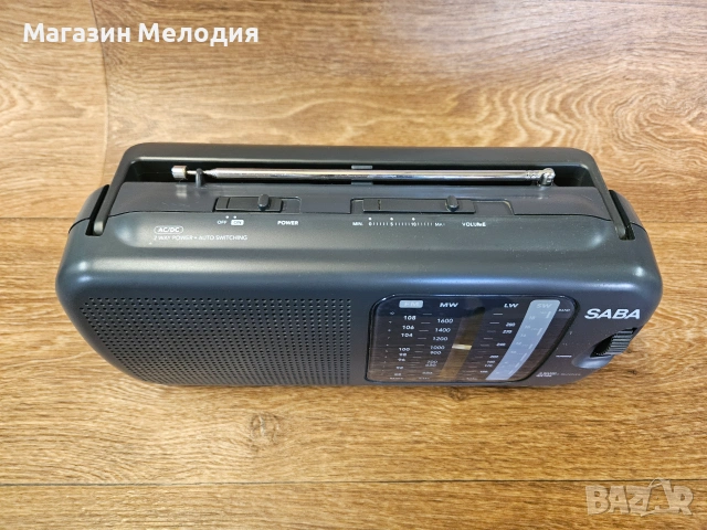 Радио SABA RX 126 – Ретро класика с отличен обхват четирибандов преносим радиоприемник (транзистор)​, снимка 4 - Радиокасетофони, транзистори - 55100837