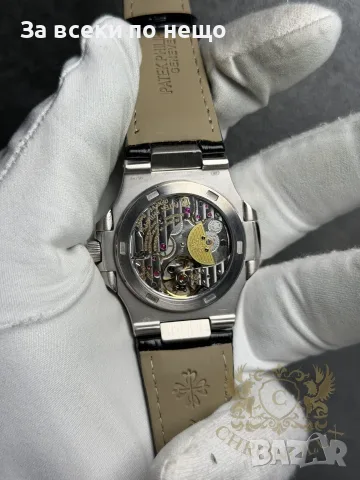 Patek Philippe Patek Tiffani moon Мъжки Часовник С Кожена Каишка Код Chronolux72, снимка 4 - Мъжки - 55662433