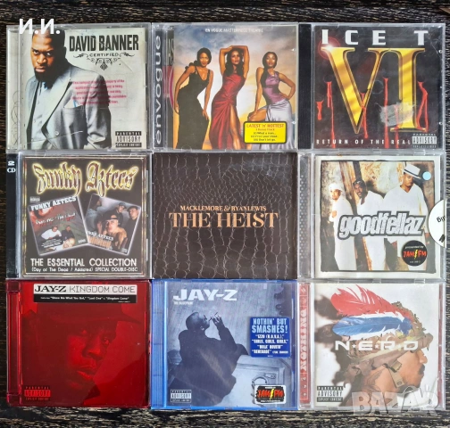 Албуми на Aaliyah, Blackstreet, Dr Dre, D'Angelo, Erykah Badu, TLC, TQ, T.I., Jay-Z и още ..., снимка 3 - CD дискове - 42746957