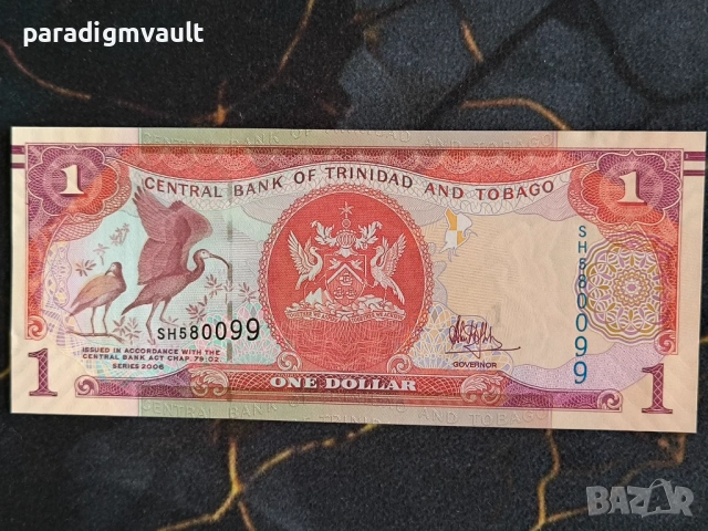 Банкнота - Тринидад и Тобаго - 1 долар UNC | 2006г