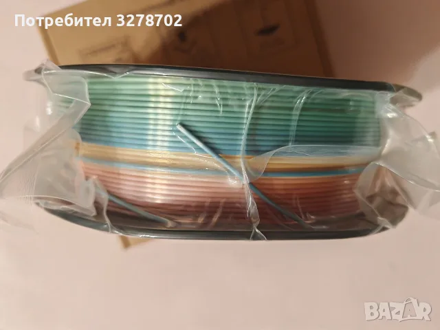 Greentech Silk Rainbow PLA филамент 1.75мм, снимка 2 - Друга електроника - 55695127