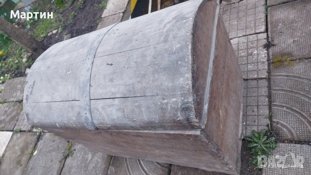 Старинен дървен сандък , снимка 2 - Други - 54010390