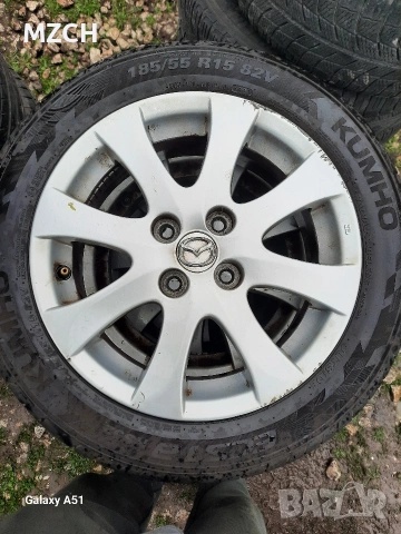 ляти джанти с гуми 4×100, 15цола, , снимка 4 - Гуми и джанти - 54070625