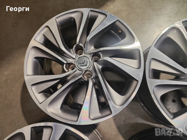 4бр. алуминиева джанта  17цола за Citroen, снимка 5 - Гуми и джанти - 54309441