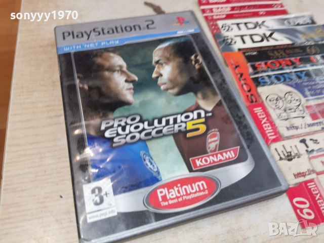 SONY PS2 GAME PRO EVOLUTION-SOCCER 5 1306262008H1E3R, снимка 13 - Игри за PlayStation - 54895830